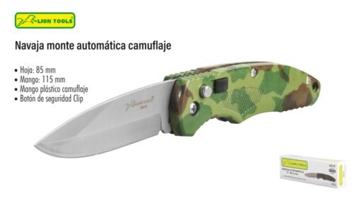 Navaja monte automática camuflaje