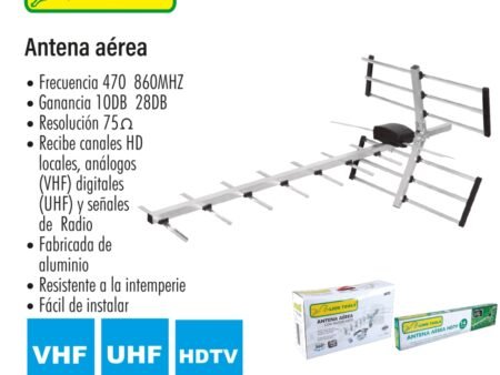 Antena aérea de 14 elementos