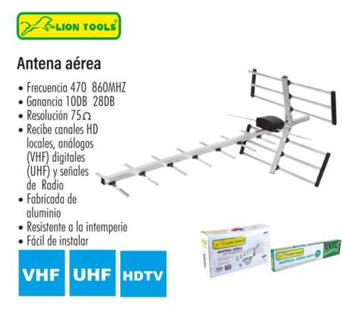 Antena aérea de 14 elementos