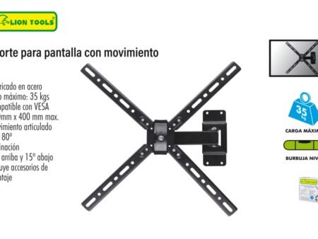 Soporte para pantalla con movimiento