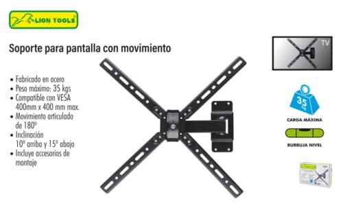 Soporte para pantalla con movimiento
