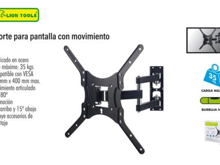 Soporte para pantalla con movimiento de 26 a 55"