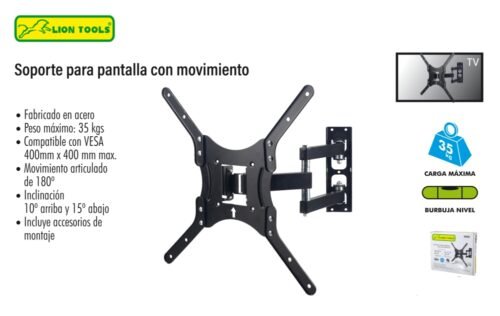 Soporte para pantalla con movimiento de 26 a 55"