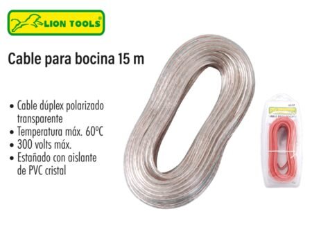 Cable para bocina 15 m