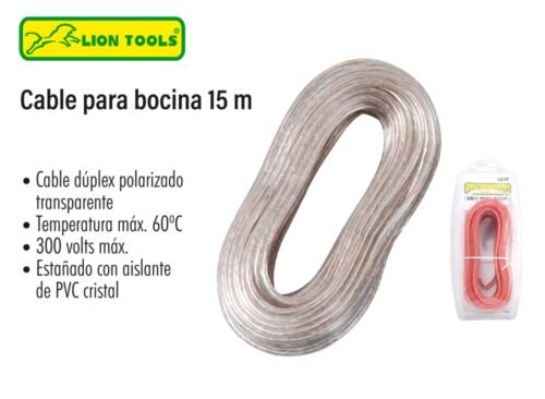 Cable para bocina 15 m