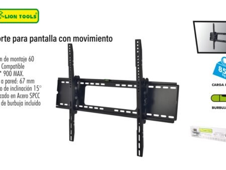 Soporte para pantalla con movimiento 40 a 120"