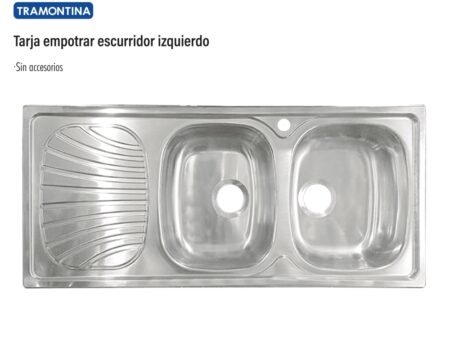 Tarja empotrar escurridor izquierdo