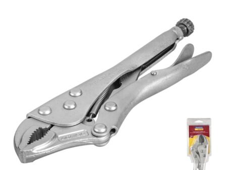 Pinza presión quijada curva
