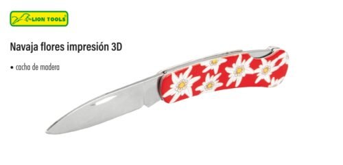 Navaja flores impresión 3d