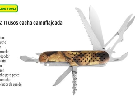 Navaja 11 usos cacha camuflaejada