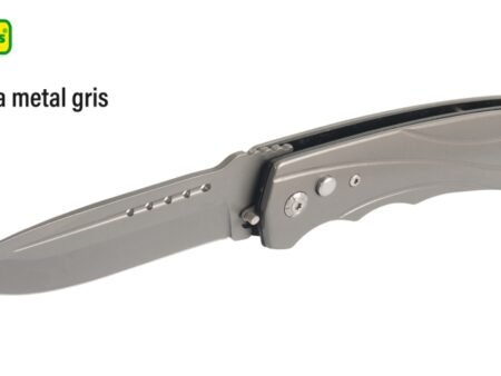 Navaja cacha metal gris