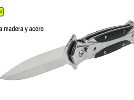 Navaja cacha madera y acero