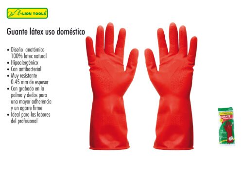 Guante latex uso domestico