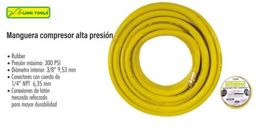 Manguera compresor alta presión