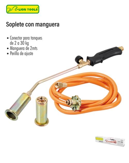 Soplete con manguera