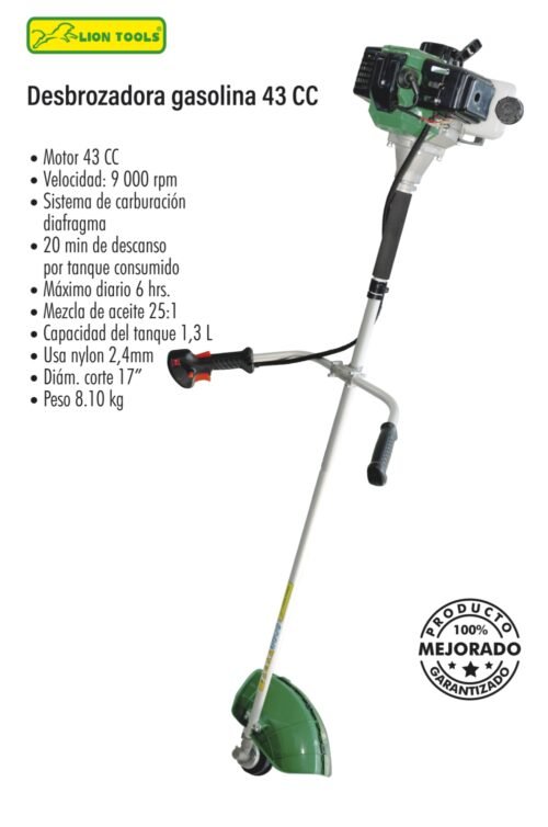 Desbrozadora gasolina 43 cc