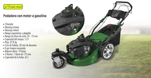 Podadora con motor a gasolina