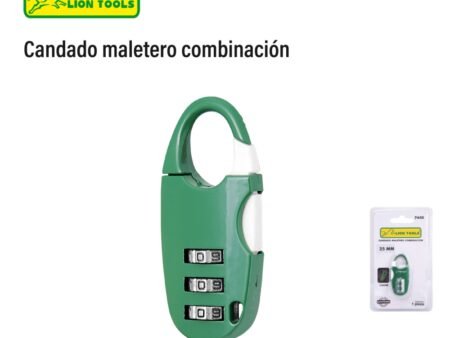 Candado maletero combinación