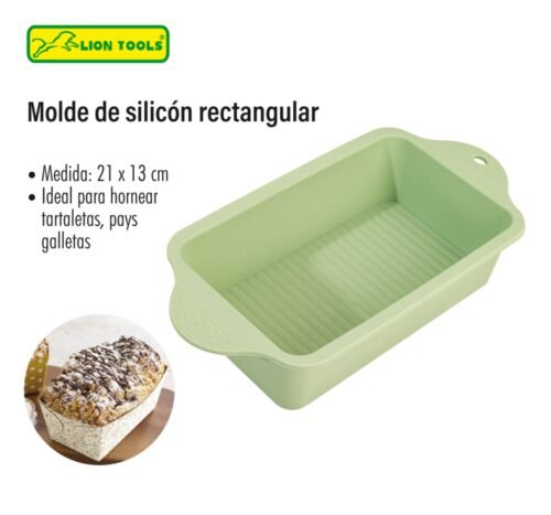 Molde de silicon rectangular