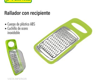Rallador con recipiente