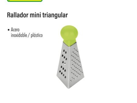 Rallador mini triangular