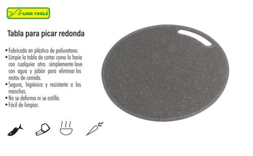 Tabla para picar redonda