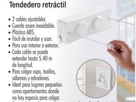 Tendedero retráctil