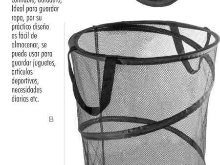 Cesto de malla plegable