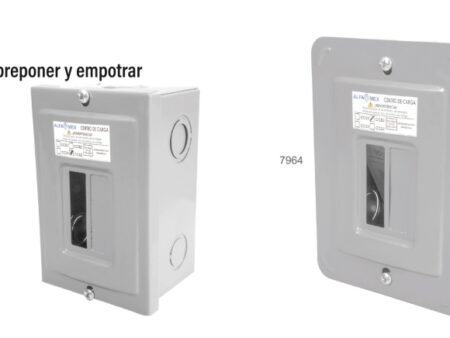 Centros de carga sobreponer y empotrar