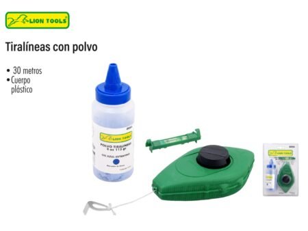 Tiralíneas con polvo