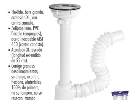 Cespol bote grande para fregadero