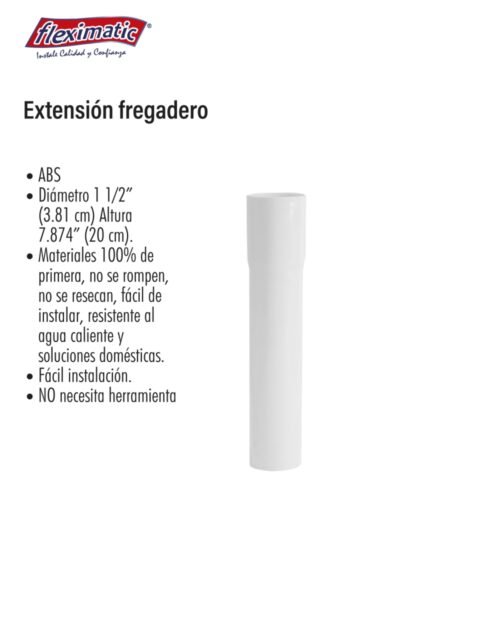 Extensión fregadero
