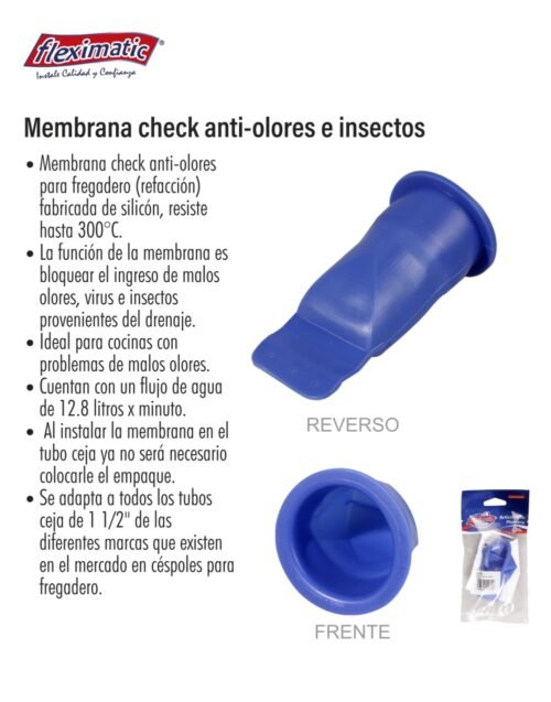 Membrana check anti-olores e insectos.