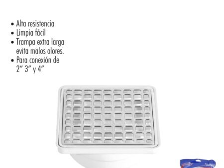 Coladera universal cuadrada