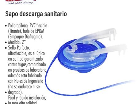 Sapo descarga sanitario