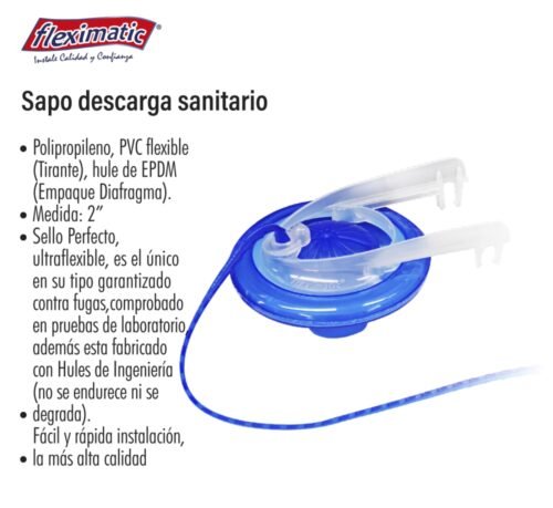 Sapo descarga sanitario