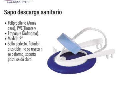 Sapo descarga sanitario