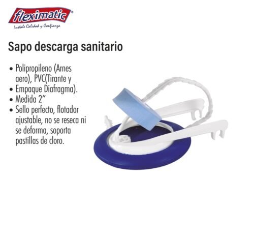 Sapo descarga sanitario