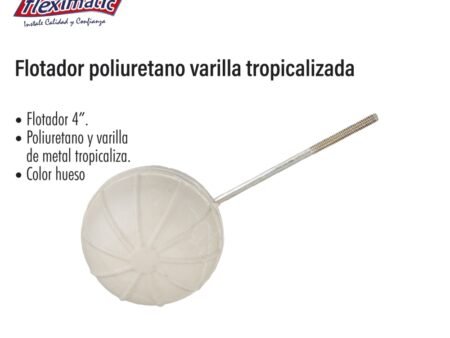 Flotador poliuretano varilla tropicalizada
