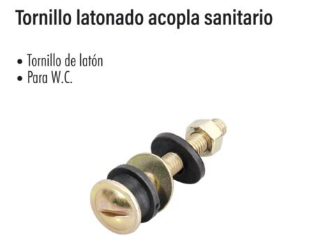 Tornillo lateando acopla sanitario