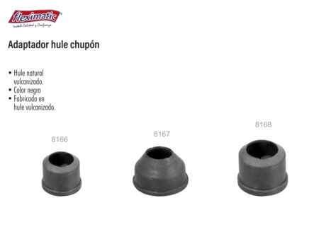 Adaptadores de hule chupón