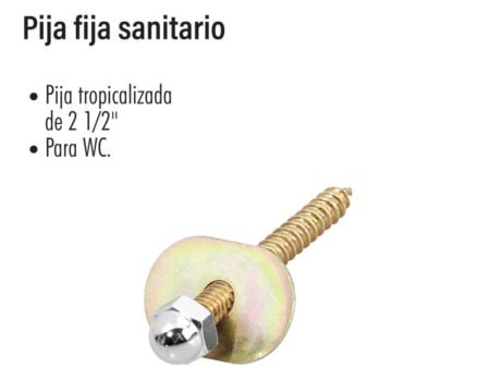 Pija fija sanitario