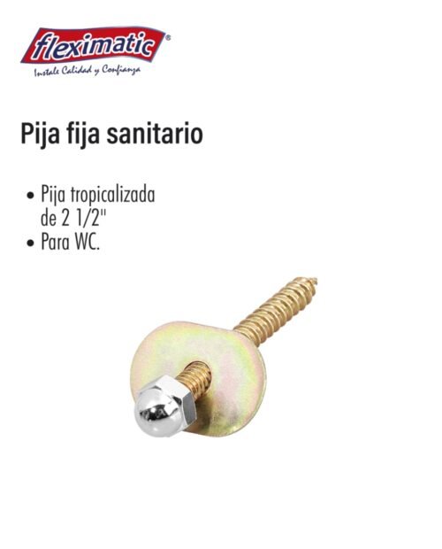 Pija fija sanitario