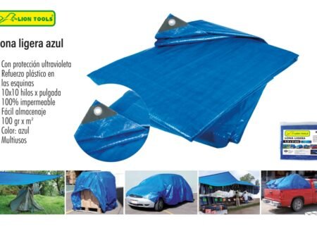 Lona ligera azul