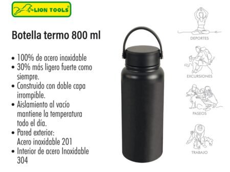 Botella termo 800 ml