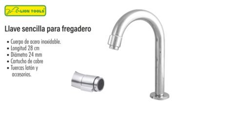 Llave sencilla para fregadero