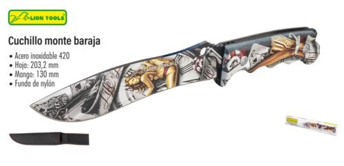 Cuchillo monte baraja