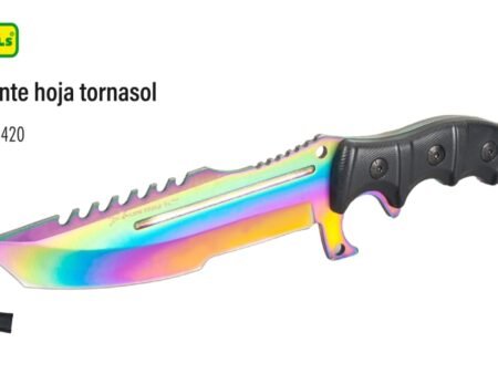 Cuchillo monte hoja tornasol