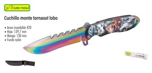 Cuchillo monte tornasol lobo