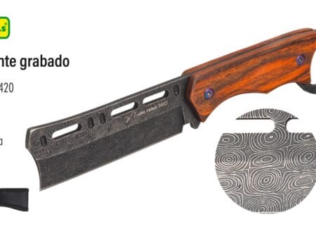 Cuchillo monte grabado